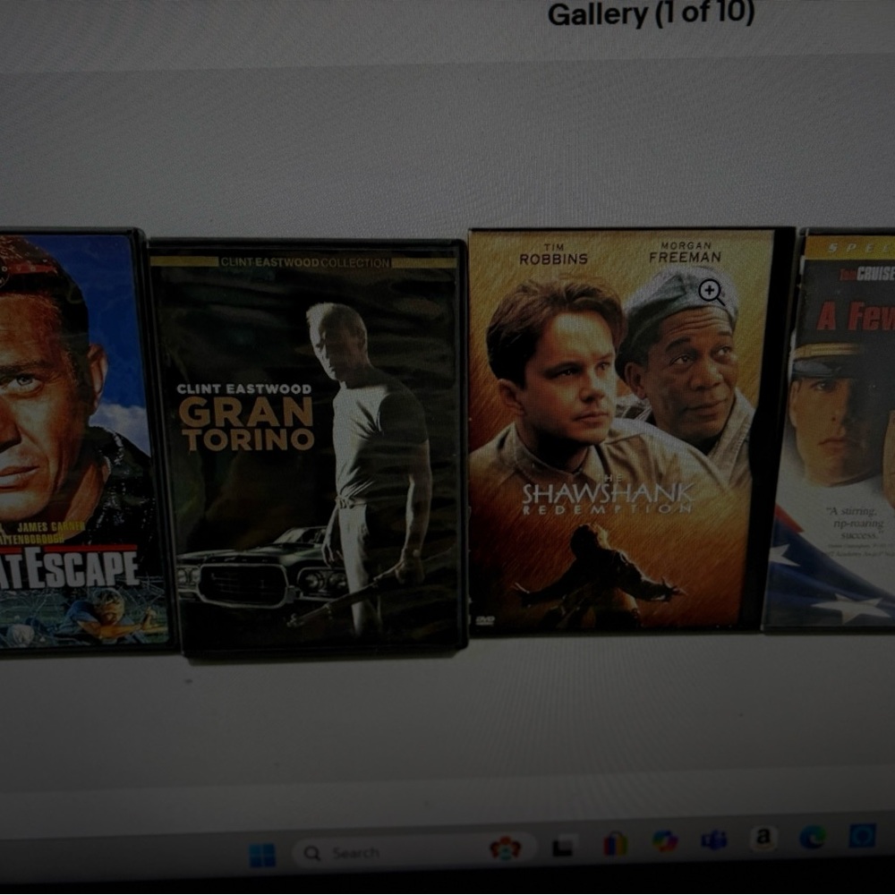 The Shawshank Redemption A Few Good Men, The Great Escape, Gran Torino